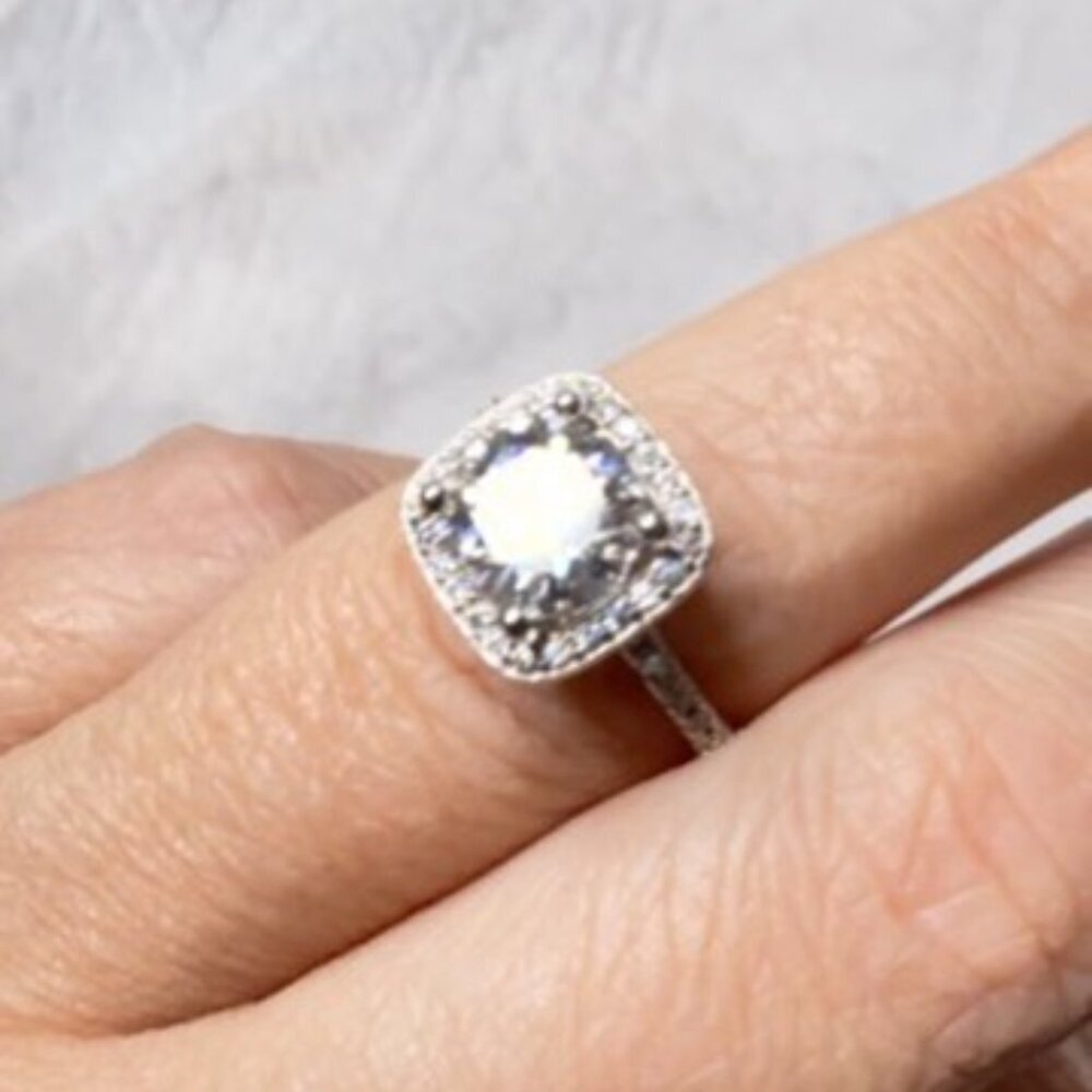 💕HP💕 2CT Moissanite ring s925 Size 7 - Picture 3 of 10